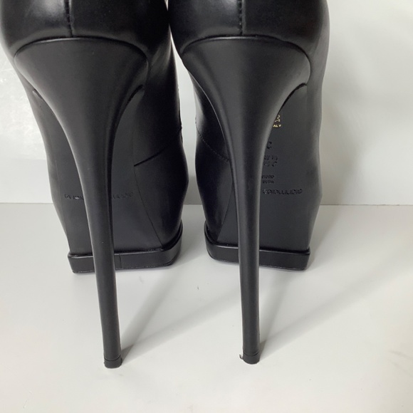 Gianmarco Lorenzi black platform heels 37. - Picture 13 of 16